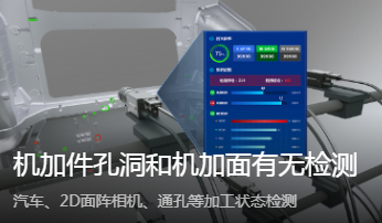 ?？礛V-CS200-10GM智能相機_機加件孔洞機加面檢測方案
