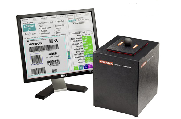 microscan邁思肯lvs-9510二維碼檢測儀掃描驗證條碼質量等級ABCDF